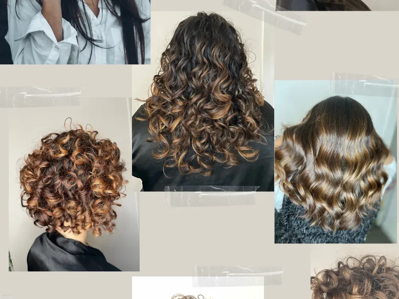Tagli ricci e mossi realizzati con il Calligraphy Cut da Guce Hair Style